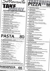 Sottovento Menu