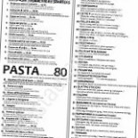 Sottovento Menu