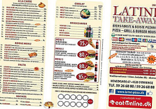 Latini Pizza Svinninge Menu