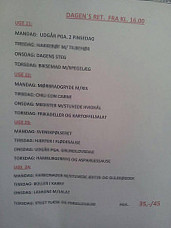 Madkuløren Menu