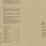 Jatak Spisehus Menu