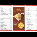 Motorvejsgrillen Menu