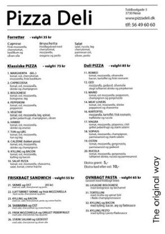 Pizza Deli Nexø Inde