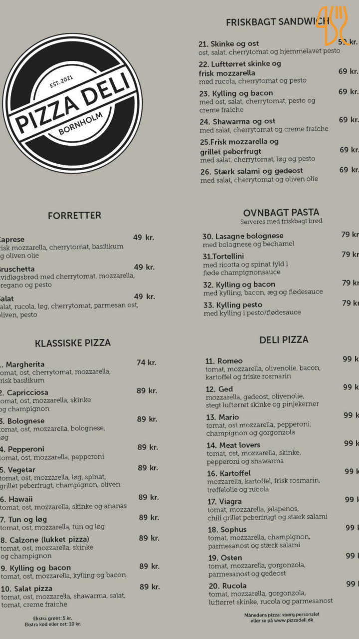 Pizza Deli Nexø Inde