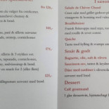 Ma Petite France Menu