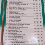 Pizzahjoernet Menu