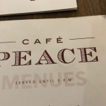 Cafe Peace Menu
