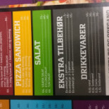 Oestbirk Pizza Menu