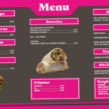 The Taco Shop Menu