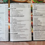 Rebaek Pizza Menu