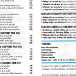 Samgor Menu