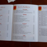 Lee's Koekken Menu