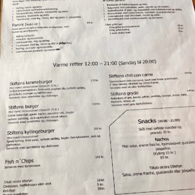Café Opera Menu