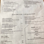 Café Opera Menu