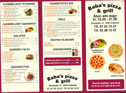 Babas Pizza Og Grill Mad