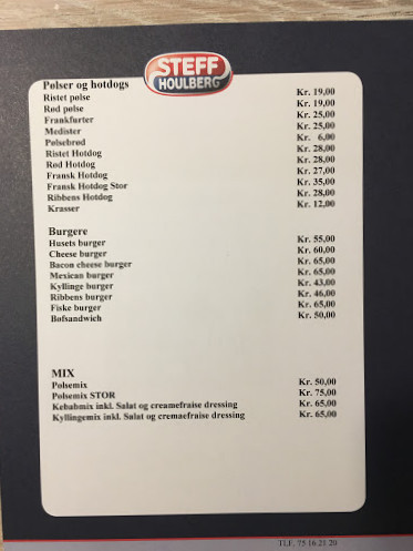 Havnekiosken Menu