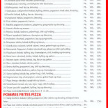 Pizza Huset Menu