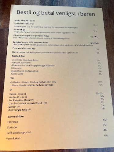 Thummelumsen Menu