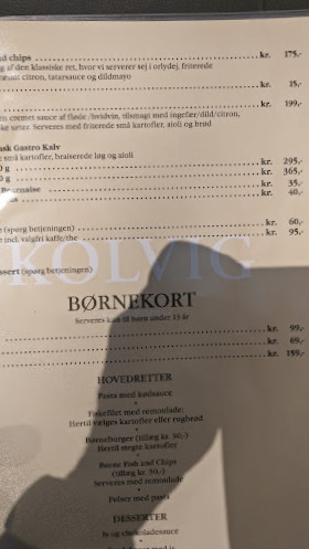 Brorsonsminde Menu