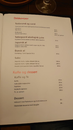 You Sushi Menu