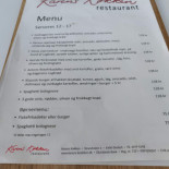 Karens Brasserie Menu