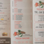 Pizza Bazar Menu