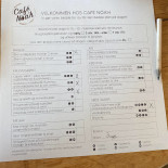 Cafe Noeah Menu