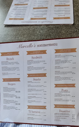 Marcellos Soenderborg Menu