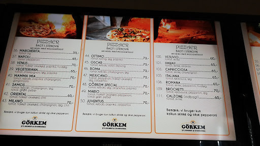 Gorkem Grill Shawarma Menu