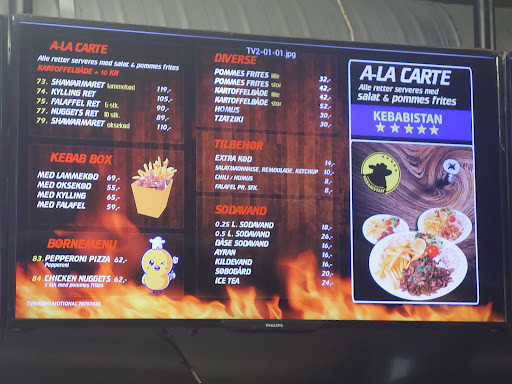 Kebabistan Menu
