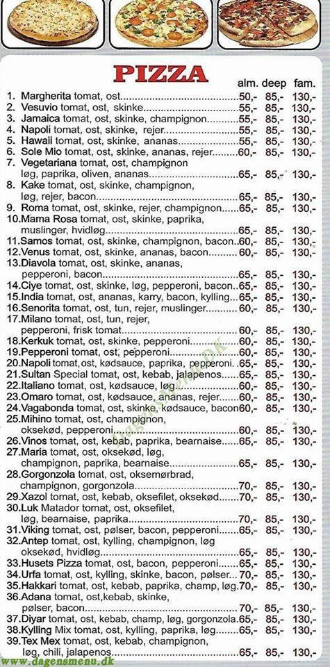 Sultan Menu