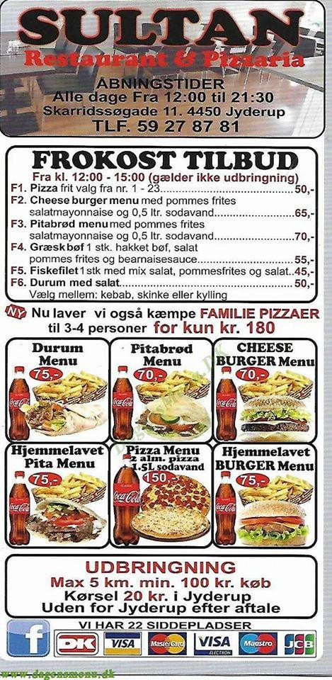 Sultan Menu