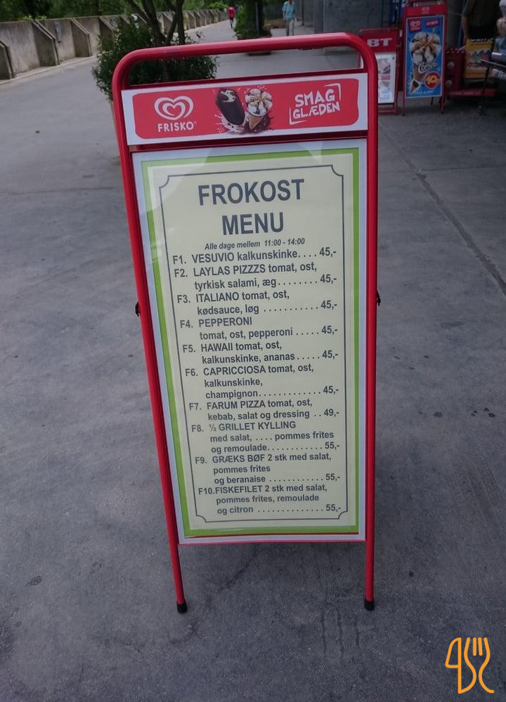 Kebab House Farum, Farum Midtpunkt Menu