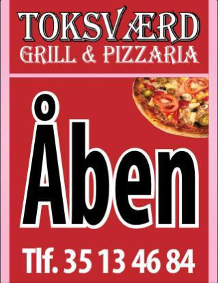 Toksvaerd Pizzaria Menu