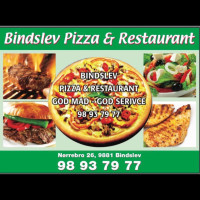 Bindslev Pizza menu