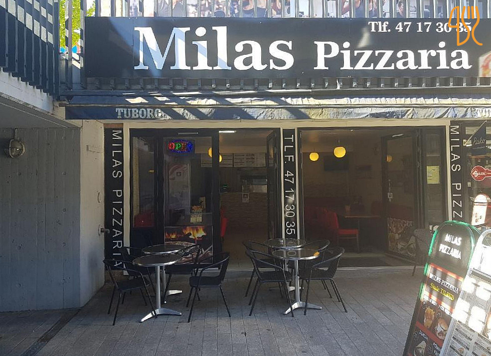 Milas Pizza Kebab House Udenfor