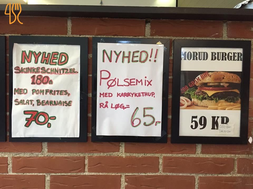 Morudpizza Menu