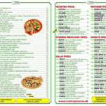 Centro Pizzeria Menu