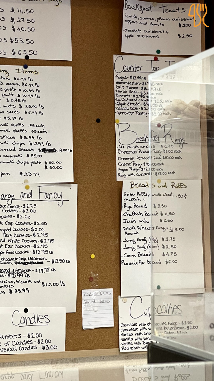 Bistro V Menu