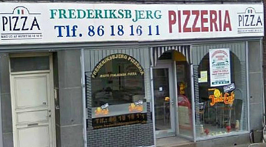 Frederiksbjerg Pizza Udenfor