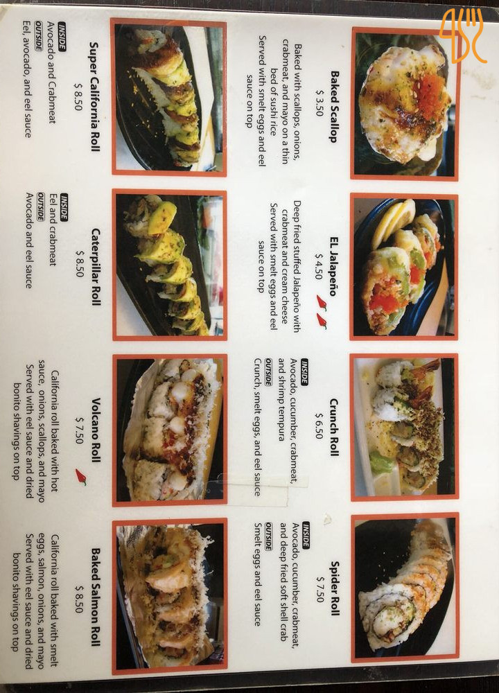 Martinellis Menu