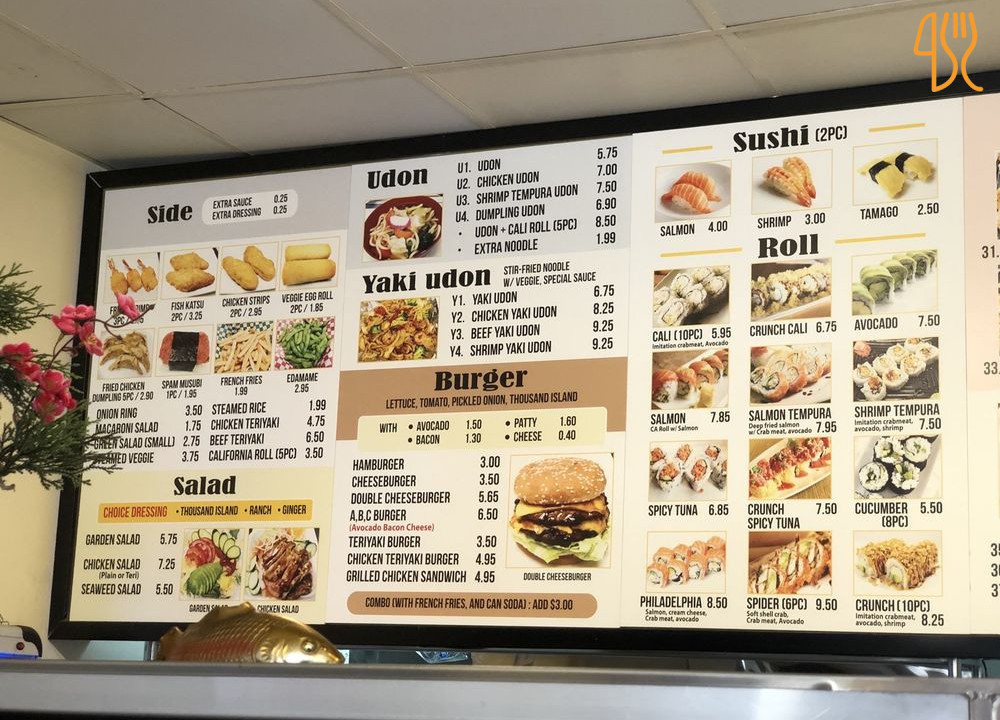 Hvissing Kebab Menu