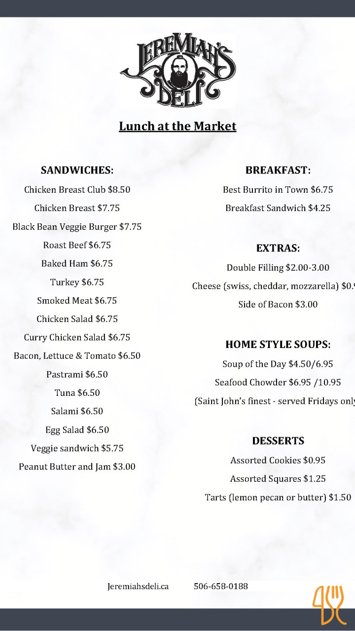 Mama Thai Menu