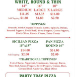 Storadalens Menu