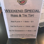 Blaavand Bolcher Menu