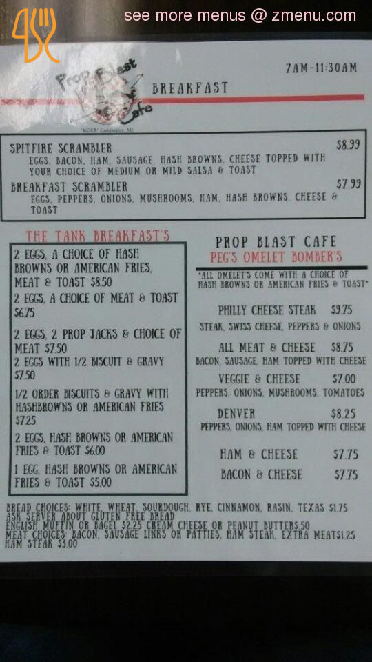 Vaca Mexican Finger Food Menu