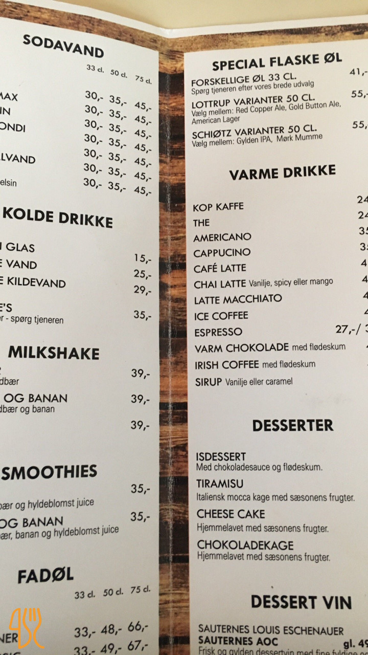 Casa Nostra Menu