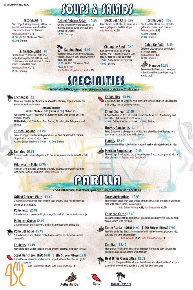 Ekc Egaa Menu