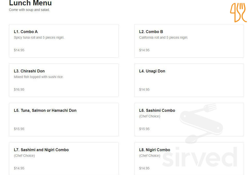 Orion Pizza Menu