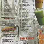 Strejf Catering Menu